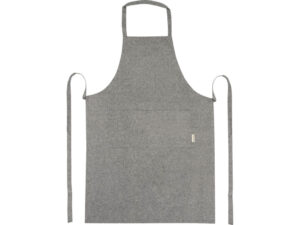 Pheebs 200 g/m2 recycled cotton apron, черный — изображение 2