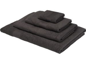 Хлопковое полотенце для ванной Evelyn 100x180 см плотностью 450 г/м2, темно-синий — изображение 3