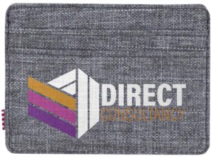 Herschel Charlie держатель для карт с RFID-защитой из переработанного материала - Серый яркий — изображение 4