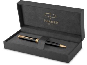 Ручка шариковая Parker Sonnet Core Black Lacquer GT, черный/золотистый — изображение 4