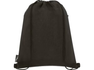 Рюкзак со шнурком Ross из переработанного ПЭТ, heather medium grey — изображение 3