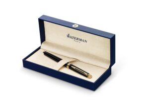 Перьевая ручка Waterman Hemisphere, цвет: Mars Black/GT, перо: F — изображение 2
