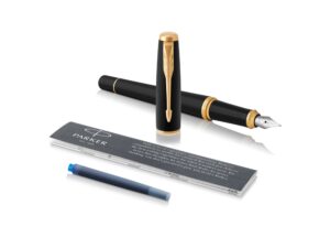 Ручка перьевая Parker Urban Core Muted Black GT, ченый/золотистый — изображение 5