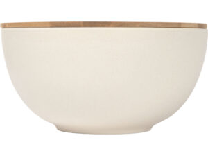 Салатник Bowl с бамбуковой крышкой, бежевый — изображение 7