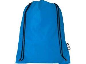 Рюкзак со шнурком Oriole из переработанного ПЭТ, process blue — изображение 2