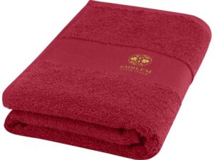 Хлопковое полотенце для ванной Charlotte 50x100 см с плотностью 450 г/м2, красный — изображение 4