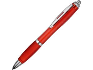 Ручка пластиковая шариковая Nash, красный, синие чернила