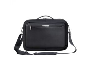 Сумка для ноутбука TORBER VOYAGE 15.6'', черный, нейлон/микрофибра, 43 х 10 х 29 см, 12л — изображение 6