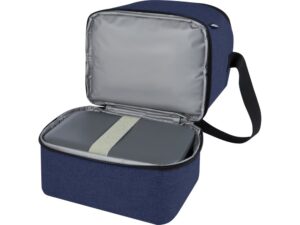 Tundra, сумка-холодильник из переработанного PET-пластика, для обеда, на 9 банок - Heather navy — изображение 5