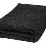 Полотенце для ванны Ellie из хлопка плотностью 550 г/м2 и размером 70x140 см, черный