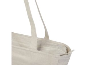 Weekender эко-сумка из переработанного материала Aware™ плотностью 500 г/м² - Бежевый — изображение 4