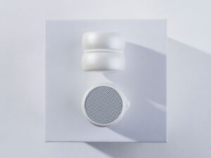 Портативные парные колонки TWS YoYo Stereo, белый — изображение 2