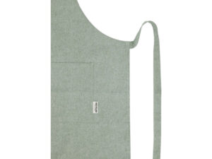 Pheebs 200 g/m2 recycled cotton apron, зеленый яркий — изображение 3