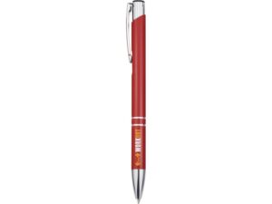 Шариковая ручка Moneta из переработанного алюминия - Красный — изображение 5