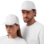 Бейсболка Poly 5-ти панельная 120 гр, белый