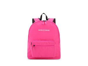 Рюкзак SWISSGEAR складной, полиэстер, 33,5х15,5x40 см, 21 л, розовый — изображение 3
