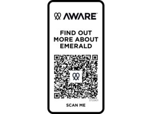 Emerald поло унисекс с коротким рукавом из переработанных материалов Aware™. - Белый — изображение 5