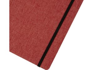 Блокнот Orin, формат А5, из переработанного ПЭТ, красный кирпичный — изображение 6