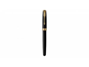 Ручка роллер Parker Sonnet  Matte Black GT, стержень: F, цвет чернил: black, в подарочной упаковке — изображение 3