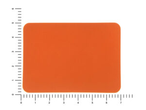 ПАТЧ ПРЯМОУГОЛНЫЙ soft-touch (оранжевый ) 5,0 х 7,0 см — изображение 2