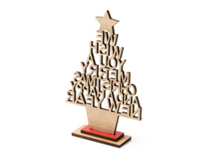 Рождественская елка TINSEL, натуральный/красный — изображение 2