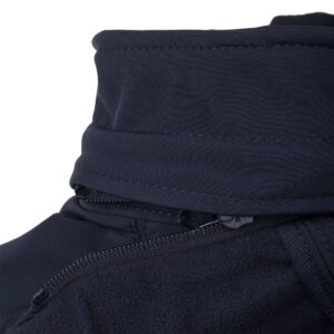 Куртка мужская Hooded Softshell темно-синяя — изображение 4