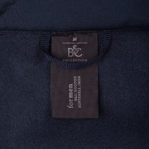 Куртка мужская Hooded Softshell темно-синяя — изображение 8