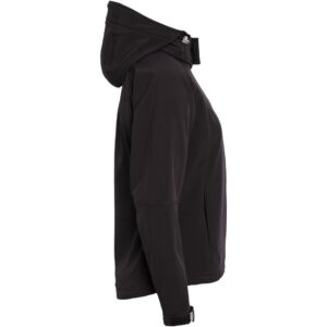 Куртка женская Hooded Softshell черная — изображение 2