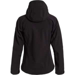 Куртка женская Hooded Softshell черная — изображение 3