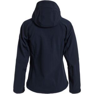 Куртка женская Hooded Softshell темно-синяя — изображение 3
