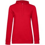 Толстовка с капюшоном женская Hoodie, красная