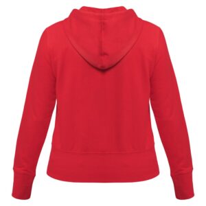 Толстовка женская Hooded Full Zip красная — изображение 3
