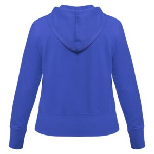 Толстовка женская Hooded Full Zip ярко-синяя — изображение 3