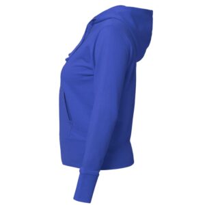 Толстовка женская Hooded Full Zip ярко-синяя — изображение 2