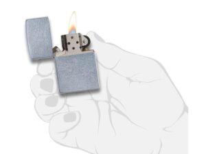 Зажигалка ZIPPO Classic с покрытием Street Chrome™, латунь/сталь, серебристая, матовая, 38x13x57 мм — изображение 4