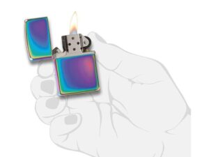 Зажигалка ZIPPO Classic с покрытием Spectrum™, латунь/сталь, разноцветная, глянцевая, 38x13x57 мм — изображение 4