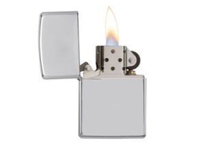 Зажигалка ZIPPO Armor™ c покрытием High Polish Chrome, латунь/сталь, серебристая, 38x13x57 мм — изображение 3