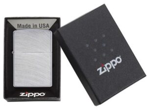 Зажигалка ZIPPO Classic с покрытием Chrome Arch, латунь/сталь, серебристая, матовая, 38x13x57 мм — изображение 5