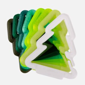 Брелок Impreso, 3D-печать на заказ, елочка — изображение 3