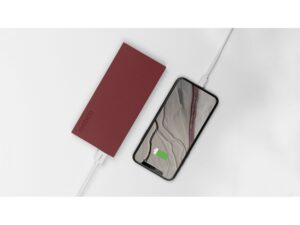 Внешний аккумулятор Rombica NEO ARIA Claret, 10000 мАч, Soft-touch, PD, QCharge, Type-C, бордовый (Р) — изображение 8