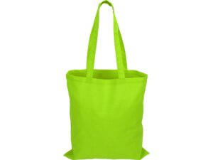 Сумка для шопинга Carryme 140 хлопковая, 140 г/м2, зеленое яблоко — изображение 3