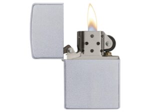 Зажигалка ZIPPO Classic с покрытием Satin Chrome™, латунь/сталь, серебристая, матовая, 38x13x57 мм — изображение 4
