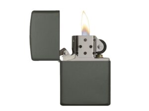 Зажигалка ZIPPO Classic с покрытием Green Matte, латунь/сталь, зелёная, матовая, 38x13x57 мм — изображение 4