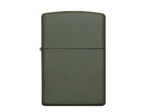 Зажигалка ZIPPO Classic с покрытием Green Matte, латунь/сталь, зелёная, матовая, 38x13x57 мм — изображение 2