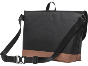Сумка-мессенджер Herschel Cove из переработанного материала 22,5 л - сплошной черный — изображение 3