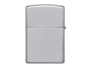Зажигалка ZIPPO Classic с покрытием High Polish Chrome, латунь/сталь, серебристая, 38x13x57 мм — изображение 3