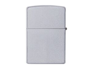 Зажигалка ZIPPO Classic с покрытием Satin Chrome™, латунь/сталь, серебристая, матовая, 38x13x57 мм — изображение 2