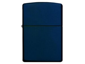 Зажигалка ZIPPO Classic с покрытием Navy Matte, латунь/сталь, синяя, матовая, 38x13x57 мм — изображение 2