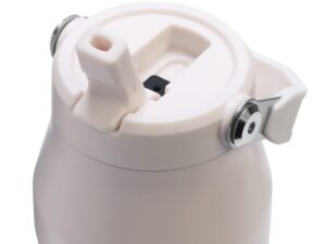 Бутылка для воды объемом 1,06 литра с откидной трубочкой Stanley IceFlow™ 2.0 - Light pink — изображение 3