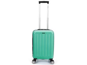 Чемодан TORBER В Отпуск, ярко-бирюзовый, полипропилен, 55 х 36 х 21,5 см, 37 л — изображение 2